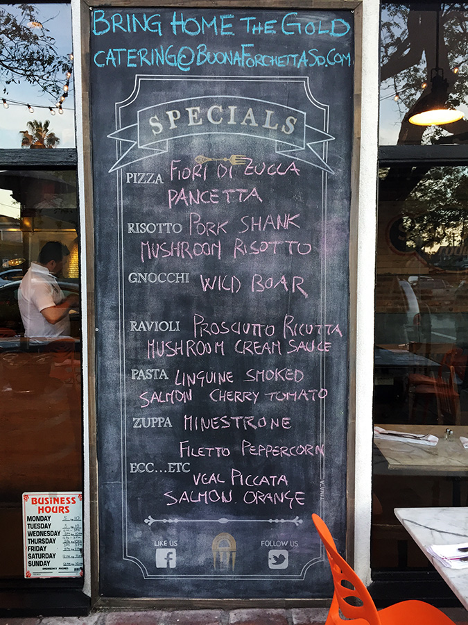 Buona Forchetta Specials